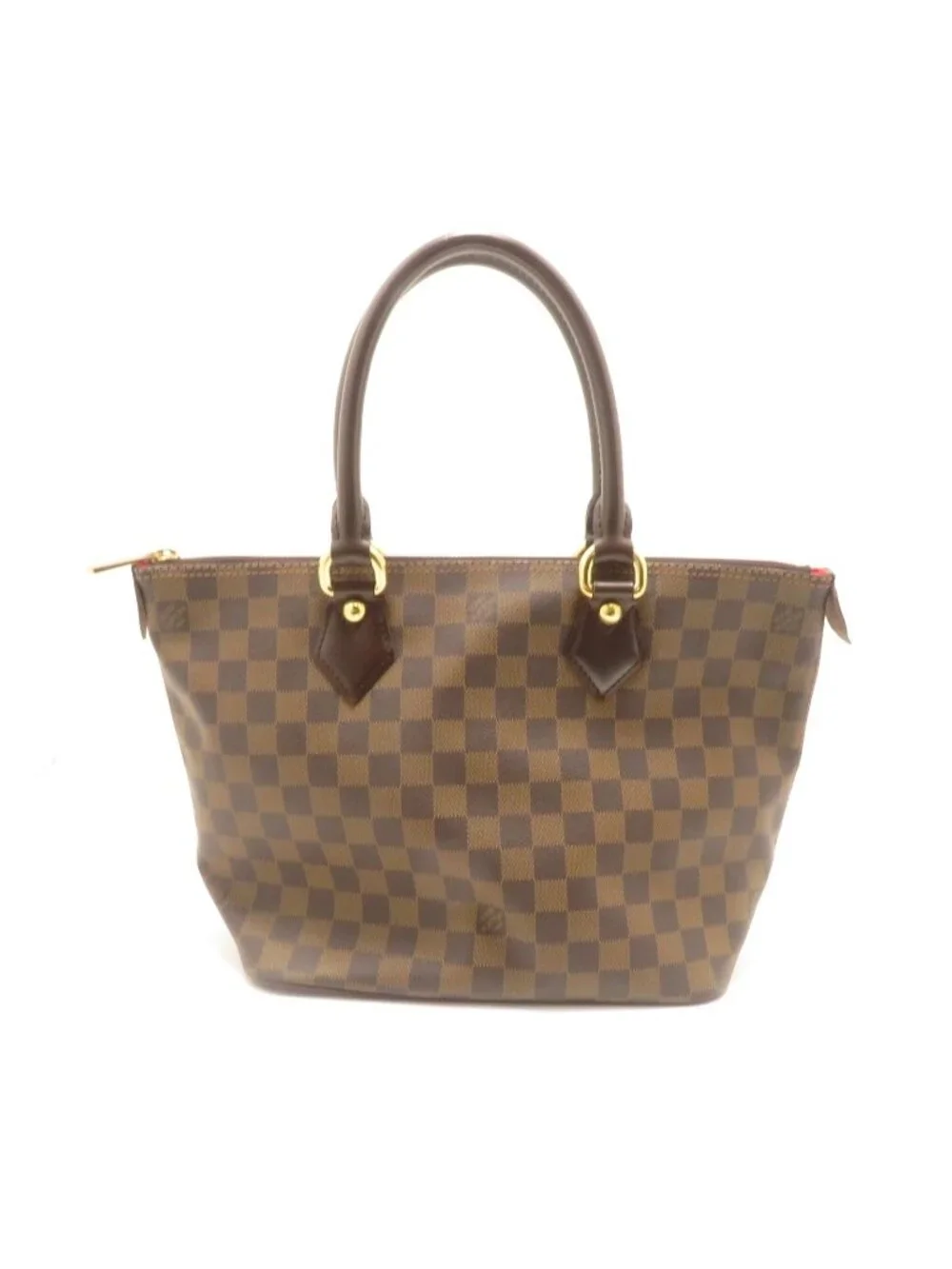 Louis Vuitton Saleya PM Damier Handbag Canvas Brown